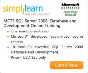 MCTS SQL Server 2008 – Database and Development Training