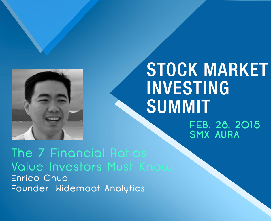Widemoat Analytics Founder Enrico Chua to Discuss The 7 Financial Ratios Value Investors Must Know