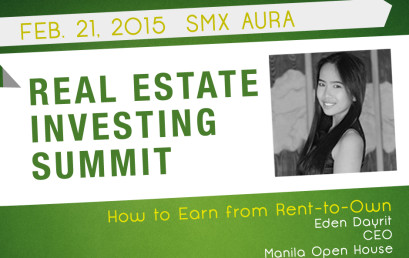 Eden Dayrit to Share How to Earn From Rent-to-Own