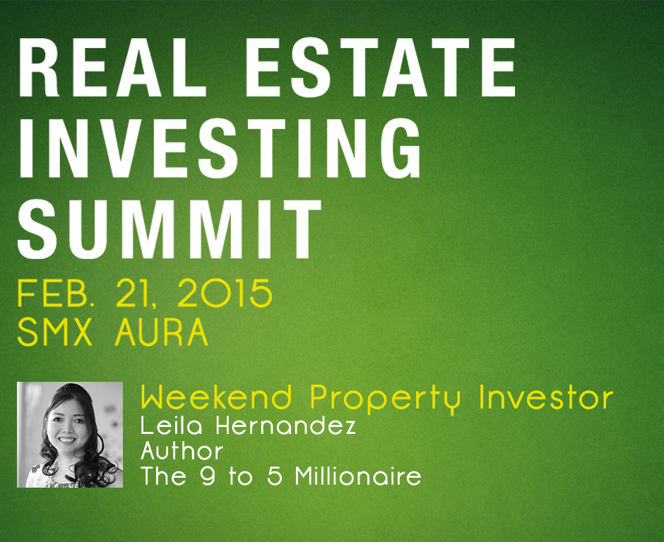 Want to be a Weekend Property Investor? The 9 to 5 Millionaire Leila Hernandez will show you how.